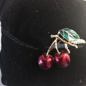 Jewelry - NWT Cherry Brooch Jewelry - NWT Cherry Brooch